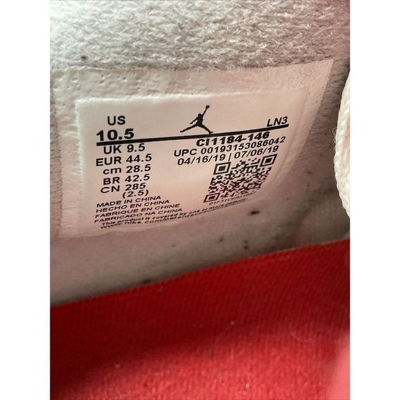 Nike Air Jordan 4 Retro SE What The US10.5 Fire Red Military Cement White 2019 main image 5